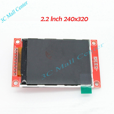 2.2 Inch 240*320 Dots SPI TFT LCD Serial Port Module Display  , IC Module ILI9341 5V/3.3V