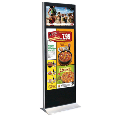 Dual Panel Stand Alone LCD Digital Signage Touch Totem With 3G  Wifi