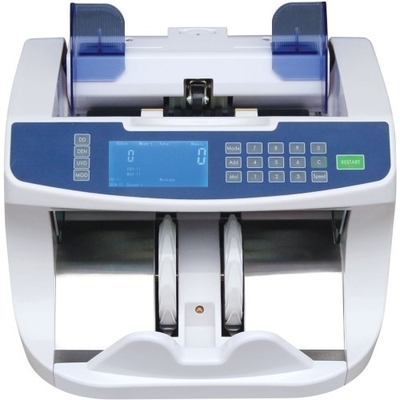 1600 notes / min Mixed Denomination Money Banknotes Value Counter With Large LCD Display