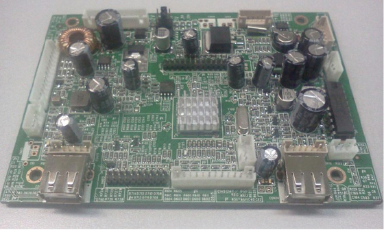 Placa completa para o único deslizamento - tela do PWB do LCD da exposição da propaganda de MP4/AVI/DIVX HD